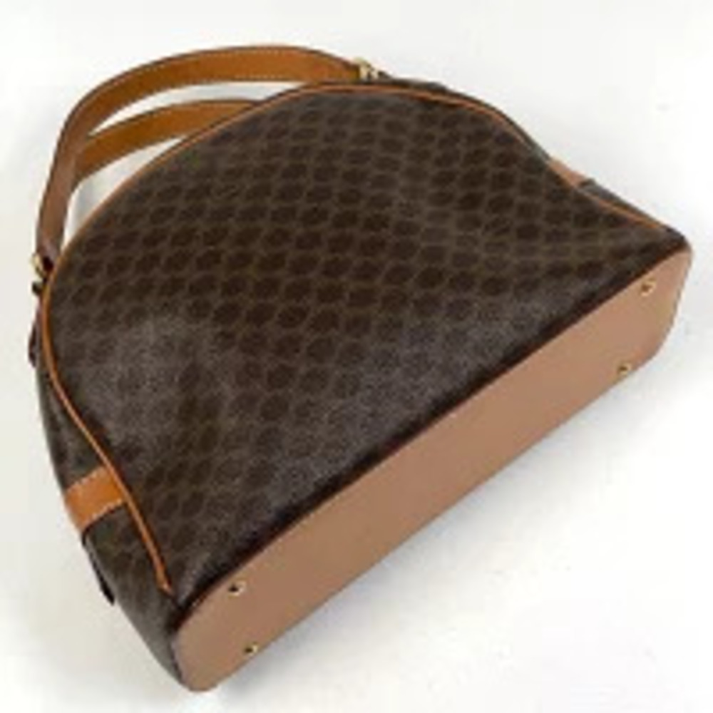 Celine brown handbag Macadam canvas Brown